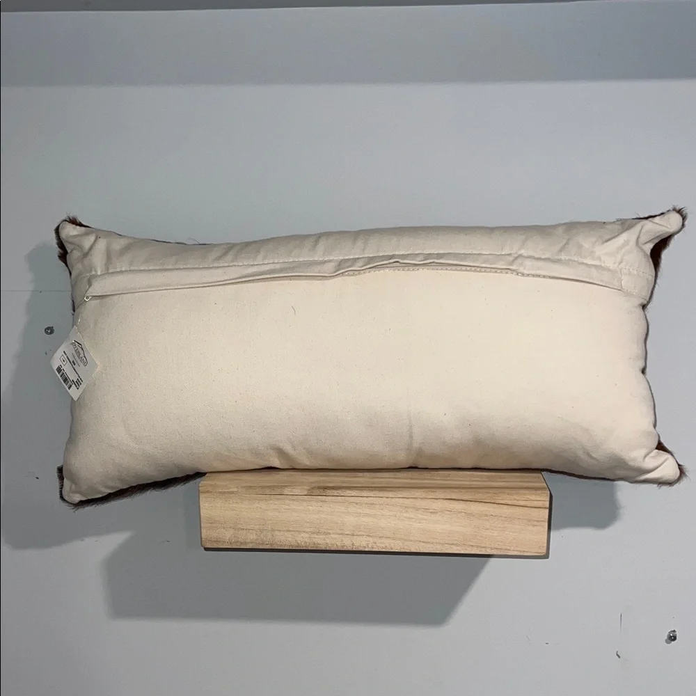 cowhide from Argentina 100%‎ cotton pillow